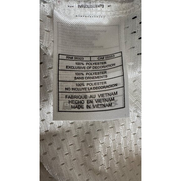 Nike XXL Team White Football Jersey #17 Polyester Unisex Sportswear - Picture 12 of 14